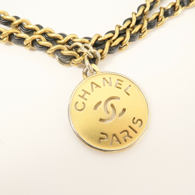 CHANEL 牛皮皮革Mini 22手挽肩背兩用袋-8