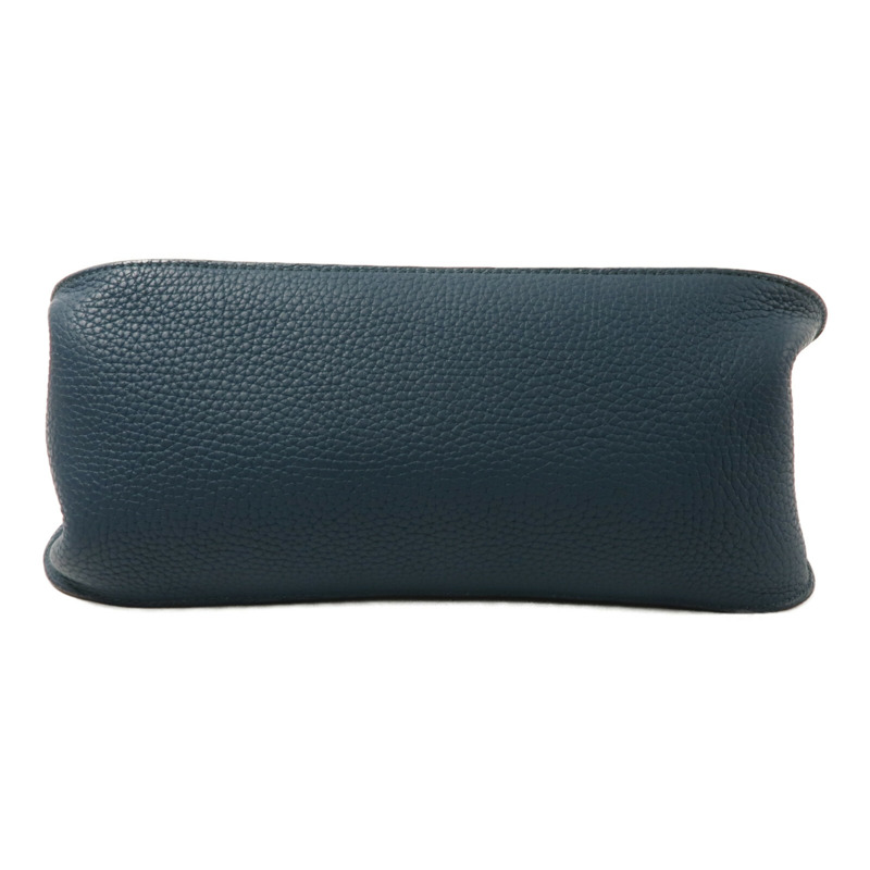 HERMES Clemence皮革Jypsiere 28肩背袋Colvert/Turquoise-3