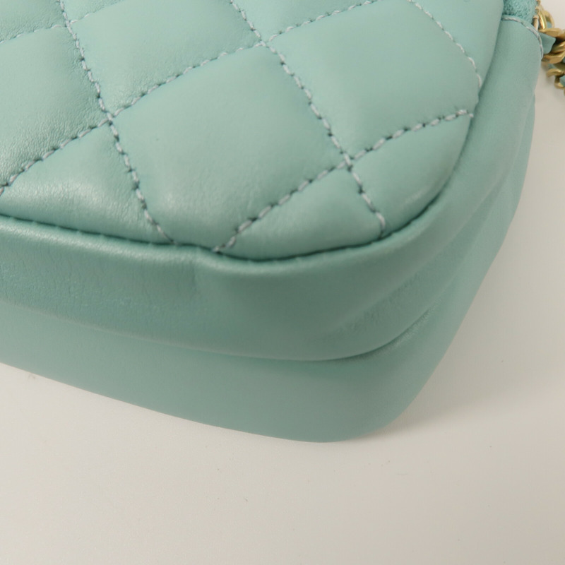 CHANEL 牛皮皮革Camera Bag鏈帶肩背袋-12