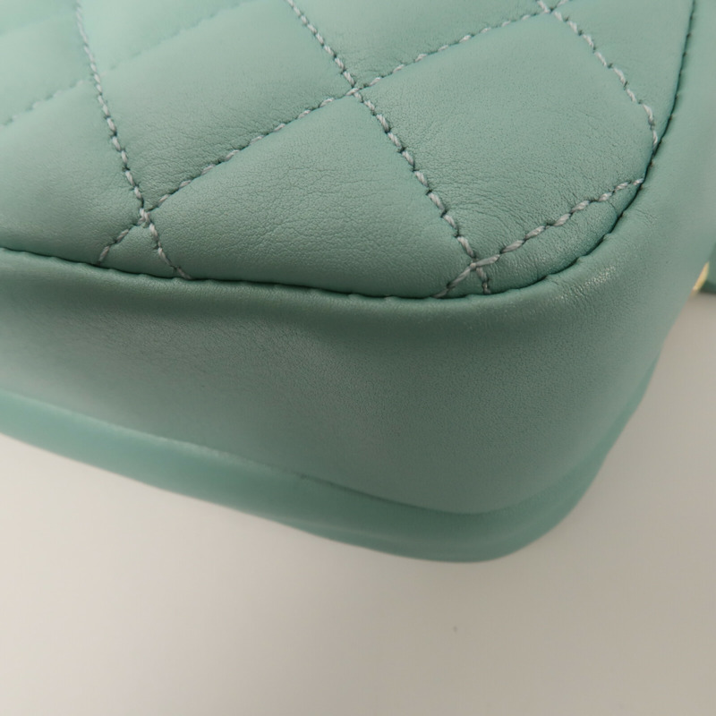 CHANEL 牛皮皮革Camera Bag鏈帶肩背袋-14