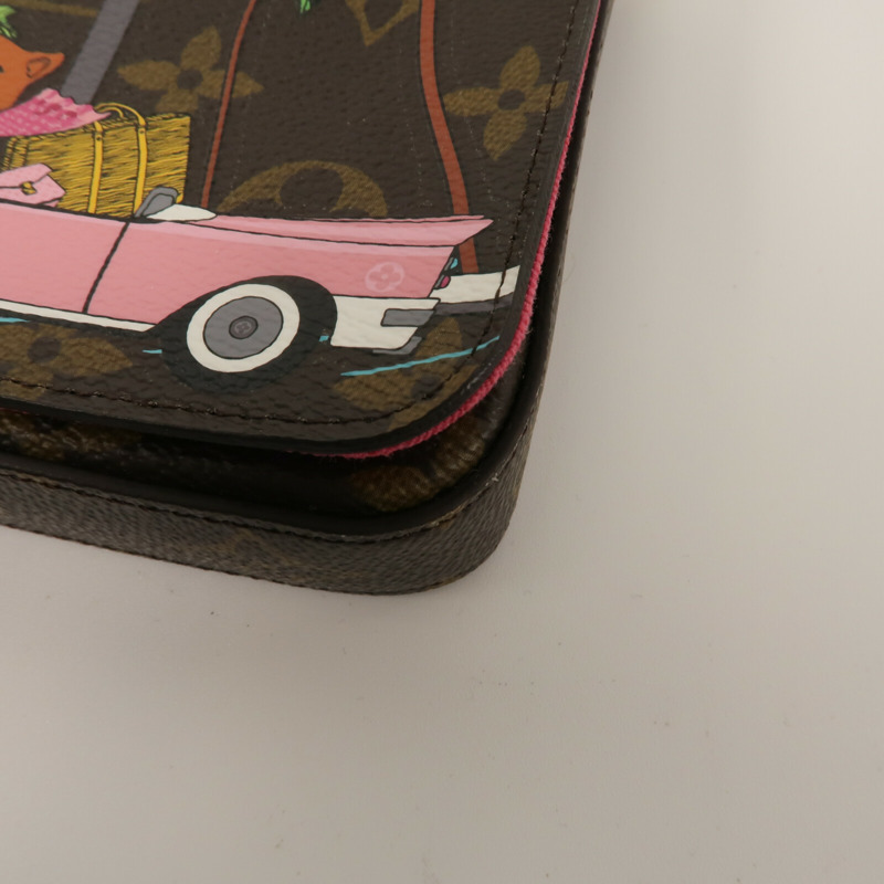LOUIS VUITTON Monogram Hollywood Xmas Felicie Pochette鏈帶肩背袋-13