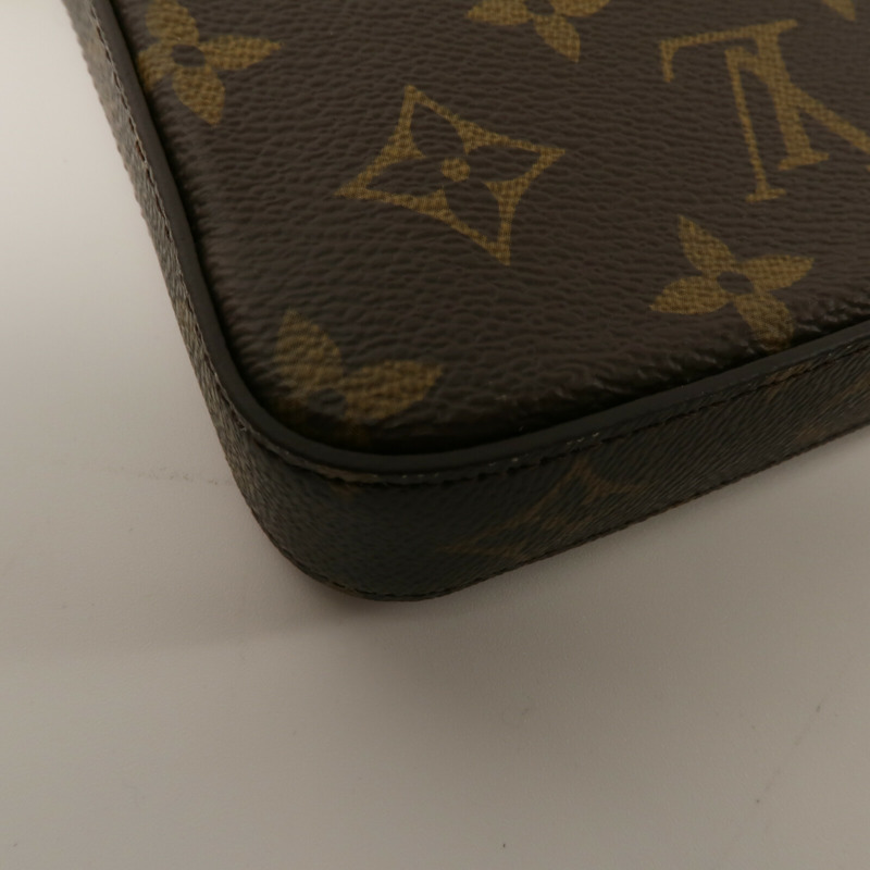 LOUIS VUITTON Monogram Hollywood Xmas Felicie Pochette鏈帶肩背袋-14