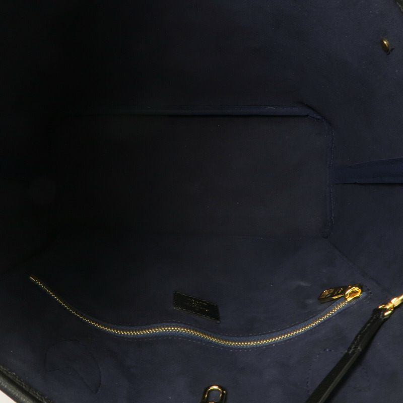 LOUIS VUITTON Monogram Empreinte Neverfull MM手挽袋-4
