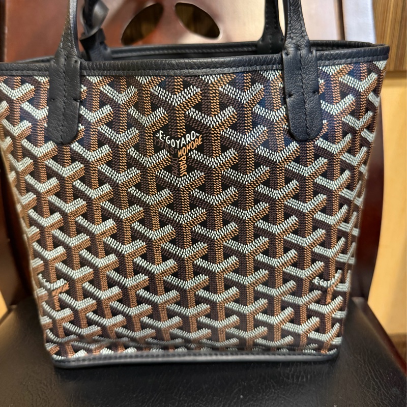 Goyard mini 托特包黑色-8