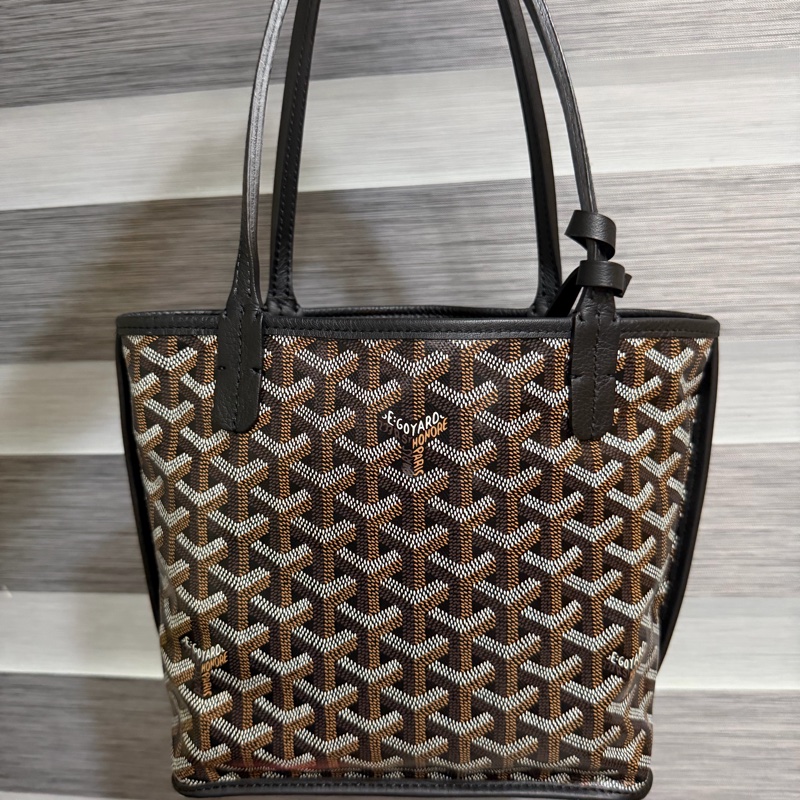 Goyard mini 托特包黑色-0
