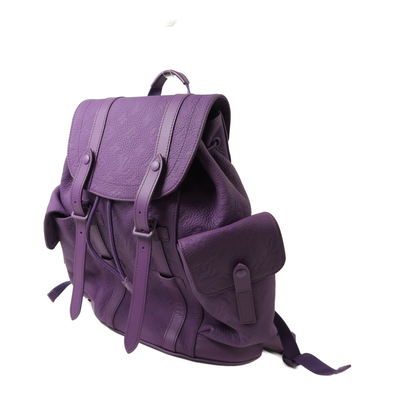 LOUIS VUITTON Monogram Taurillon Christopher PM背包-1