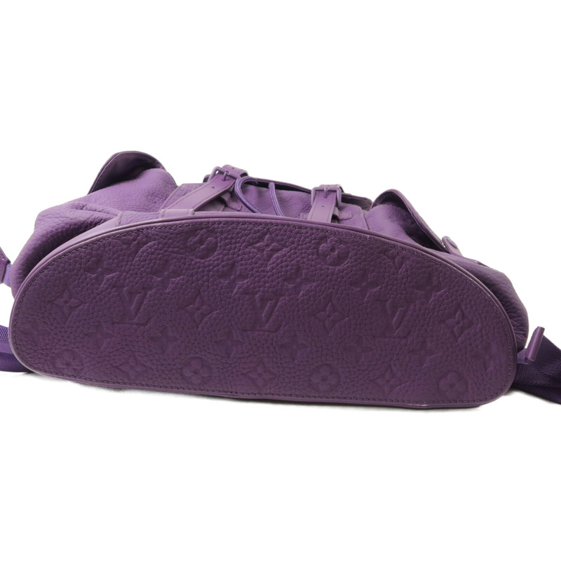 LOUIS VUITTON Monogram Taurillon Christopher PM背包-3