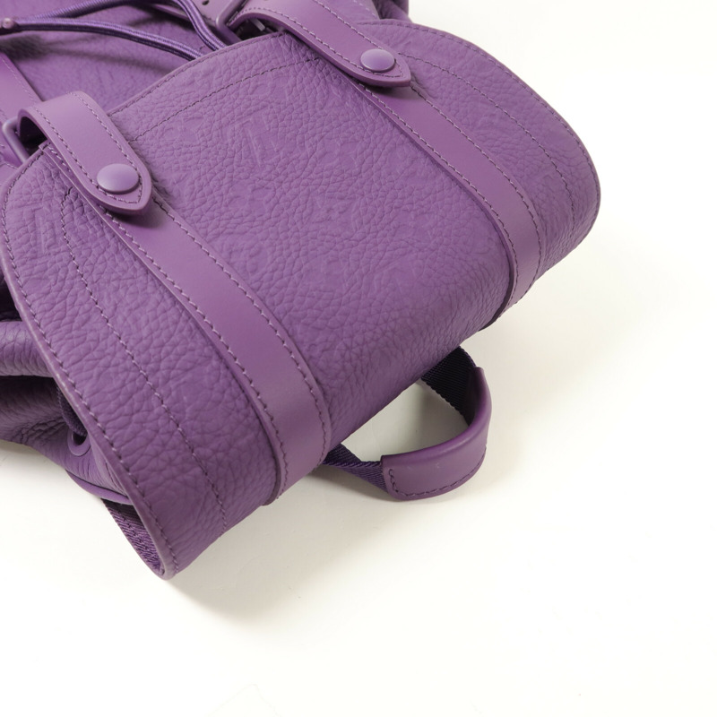 LOUIS VUITTON Monogram Taurillon Christopher PM背包-6