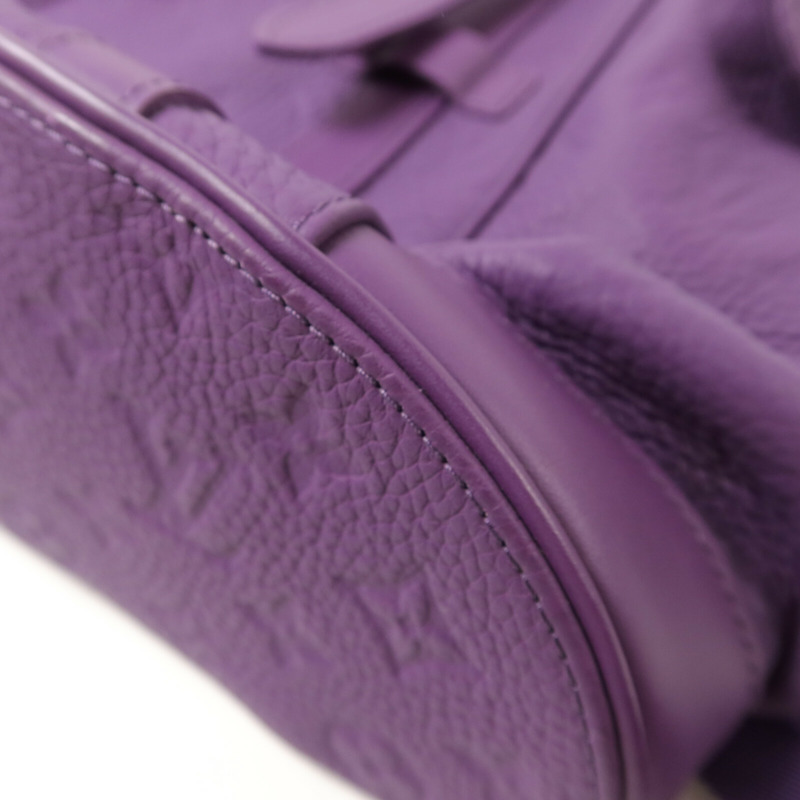 LOUIS VUITTON Monogram Taurillon Christopher PM背包-9