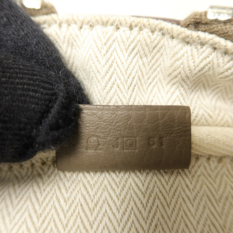 HERMES Togo皮革Victoria 35手挽袋Etoupe-6