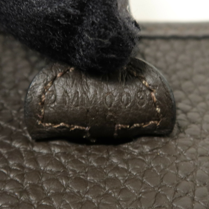HERMES Clemence皮革Evelyne TPM肩背袋Chocolat-6