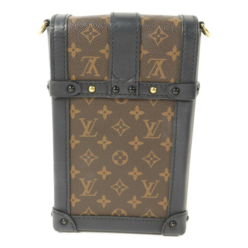 LOUIS VUITTON Monogram Vertical Trunk鏈帶肩背袋-2
