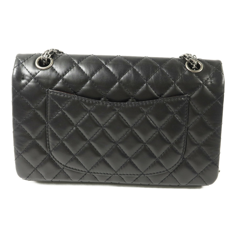 CHANEL 牛皮皮革2.55 Small鏈帶手挽肩背兩用袋-2