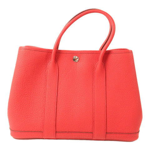 HERMES Clemence皮革Garden Party TPM手挽袋Bougainvillier