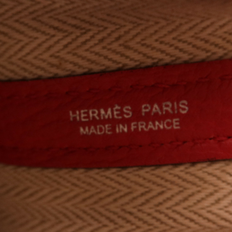 HERMES Clemence皮革Garden Party TPM手挽袋Bougainvillier-5