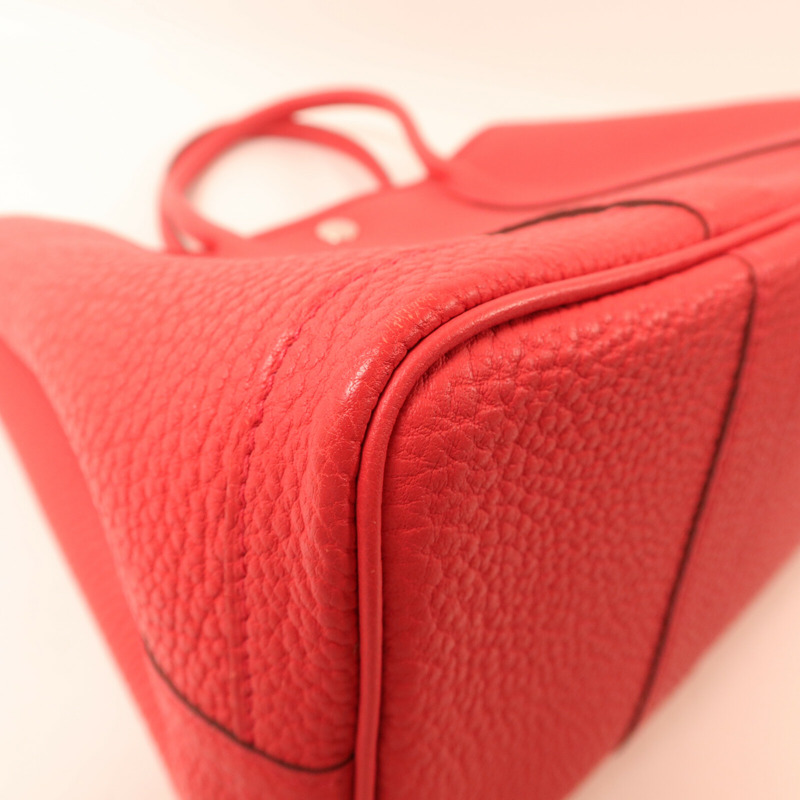HERMES Clemence皮革Garden Party TPM手挽袋Bougainvillier-10