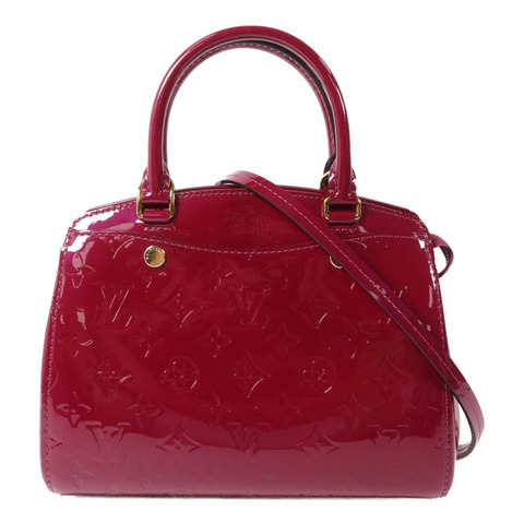 LOUIS VUITTON Monogram Vernis Brera PM手挽肩背兩用袋