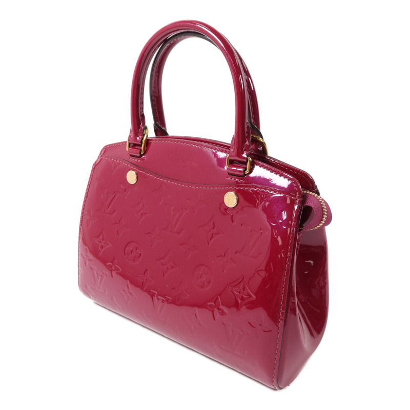 LOUIS VUITTON Monogram Vernis Brera PM手挽肩背兩用袋-1