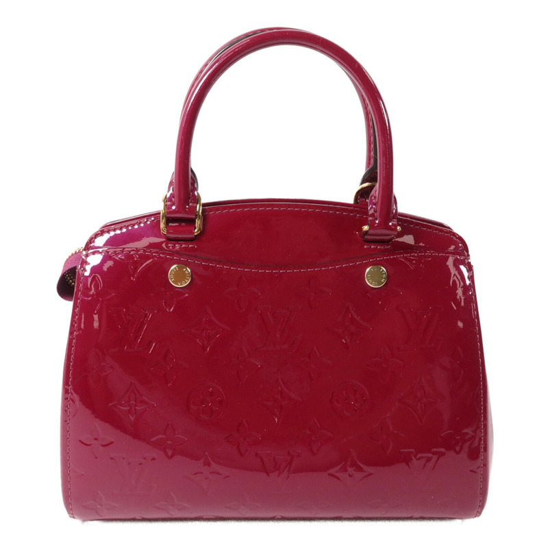 LOUIS VUITTON Monogram Vernis Brera PM手挽肩背兩用袋-2