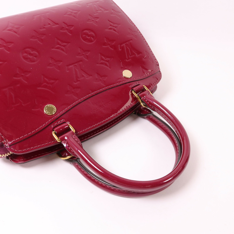 LOUIS VUITTON Monogram Vernis Brera PM手挽肩背兩用袋-7