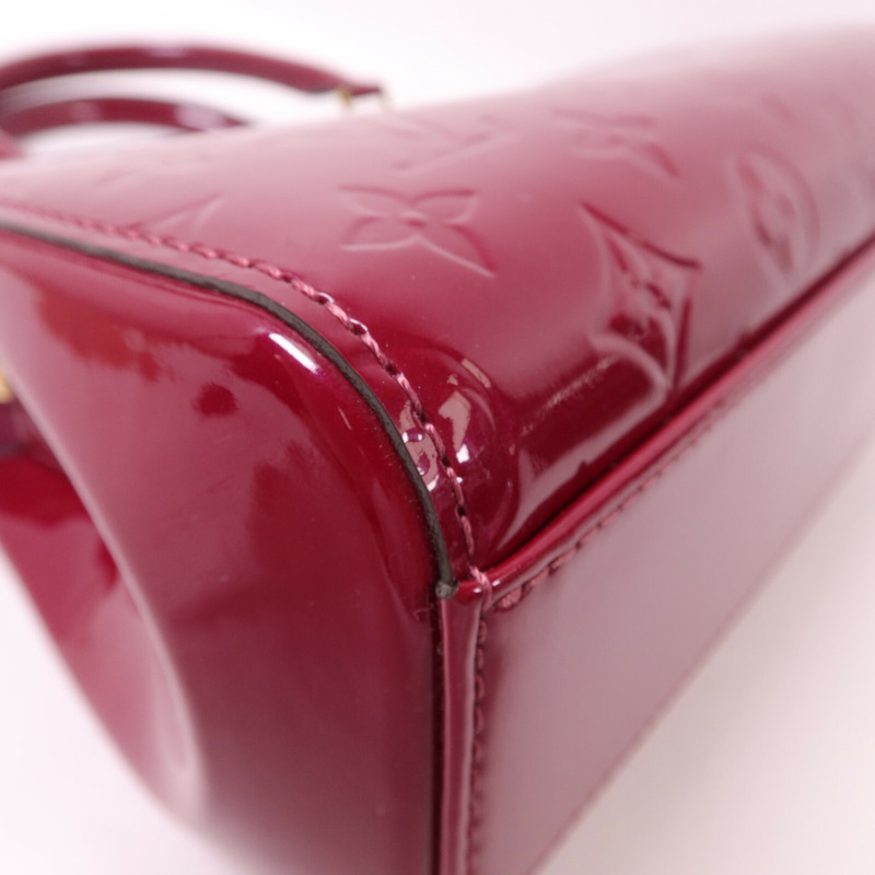 LOUIS VUITTON Monogram Vernis Brera PM手挽肩背兩用袋-11