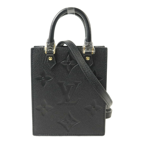 LOUIS VUITTON Monogram Empreinte Petit Sac Plat手挽肩背兩用袋