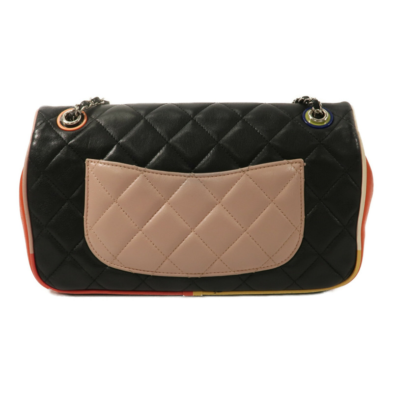 CHANEL 牛皮皮革Flap Bag Cuba鏈帶肩背袋-1