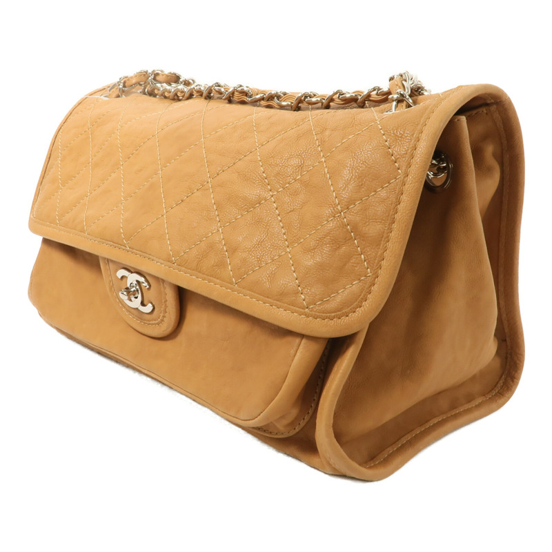 CHANEL 牛皮皮革Chain Shoulder鏈帶肩背袋-2
