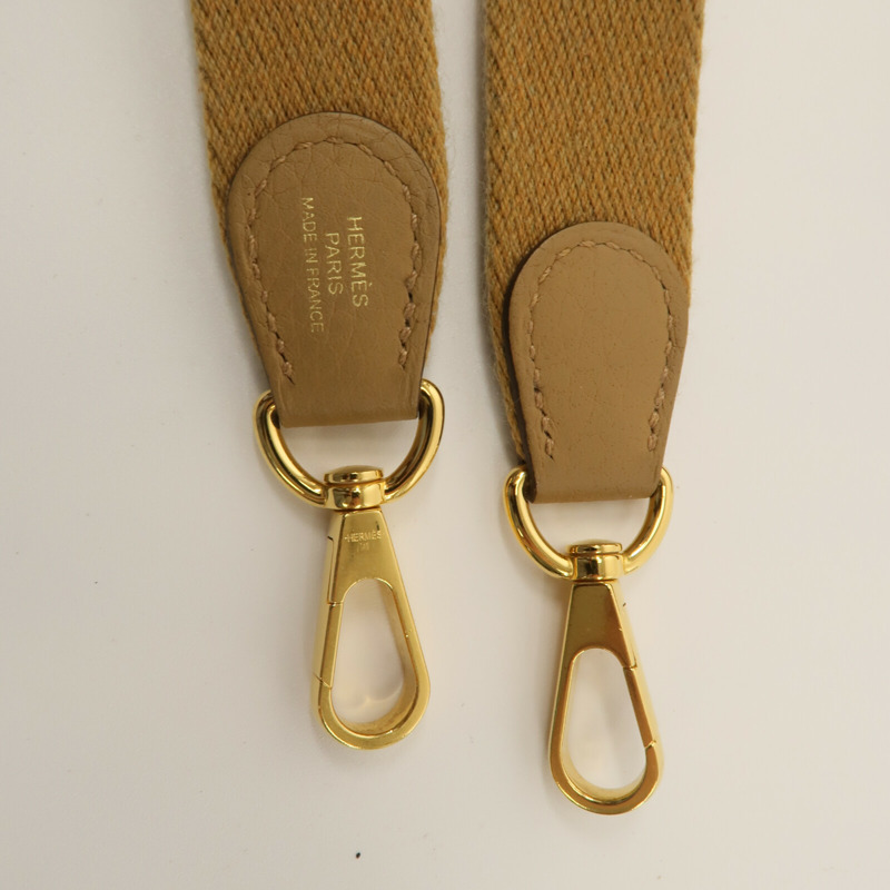 HERMES Clemence皮革Evelyne TPM肩背袋Biscuit-7