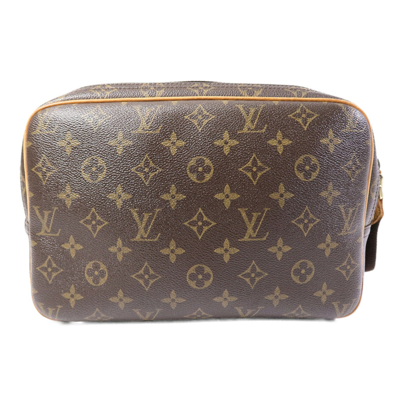 LOUIS VUITTON Monogram Reporter PM肩背袋-1