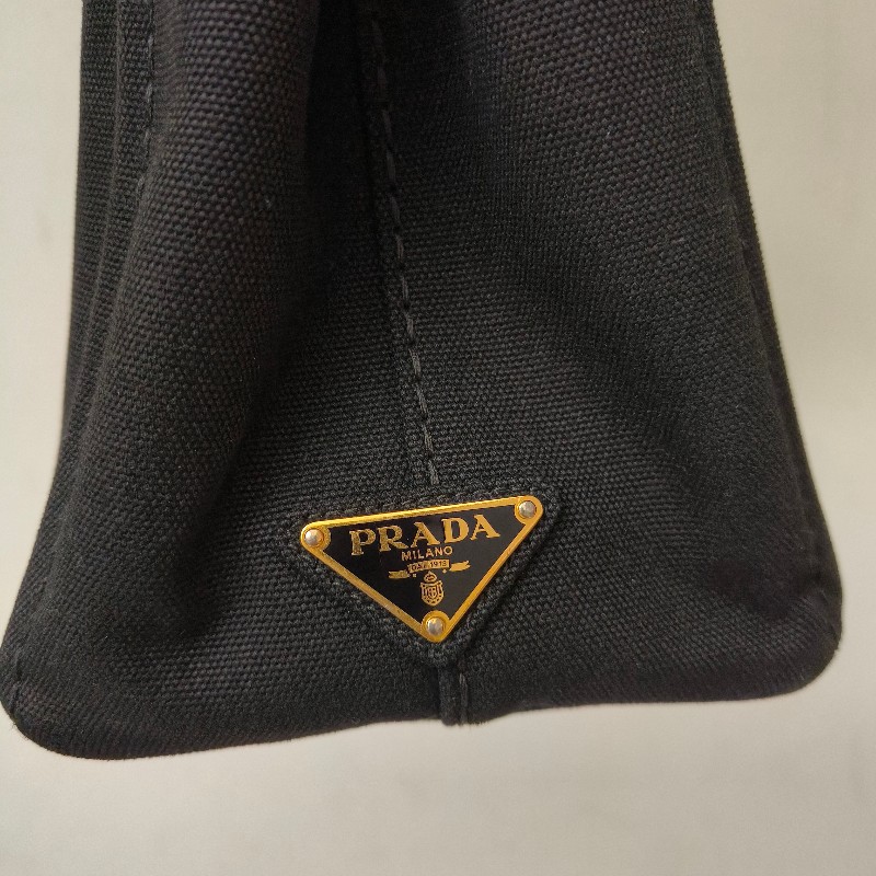 ‼️母親節狂降🫅‼️（原$17800）只到5/10⏰【8成新】㊣✨PRADA✨普拉達 黑灰色 牛仔布 兩用 手提包 肩背包 斜背包 /二手包/二手精品🌳二手樹屋🌳-20