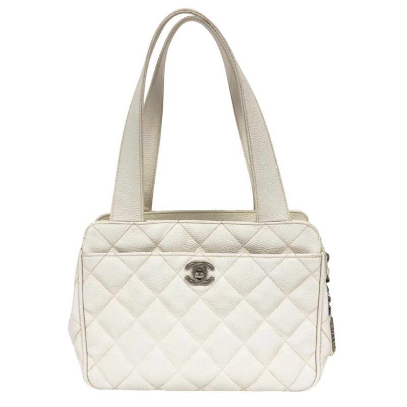 CHANEL 中古 CC 荔枝皮 肩背包-0