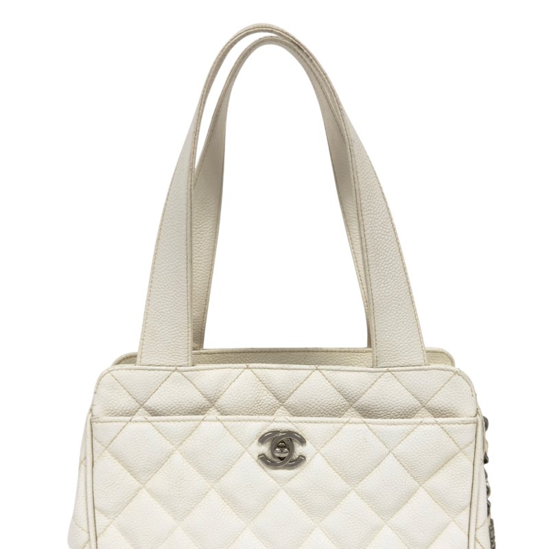 CHANEL 中古 CC 荔枝皮 肩背包-1