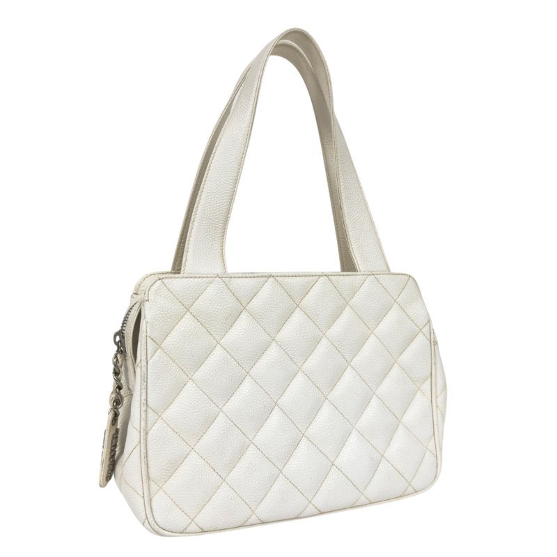 CHANEL 中古 CC 荔枝皮 肩背包-7