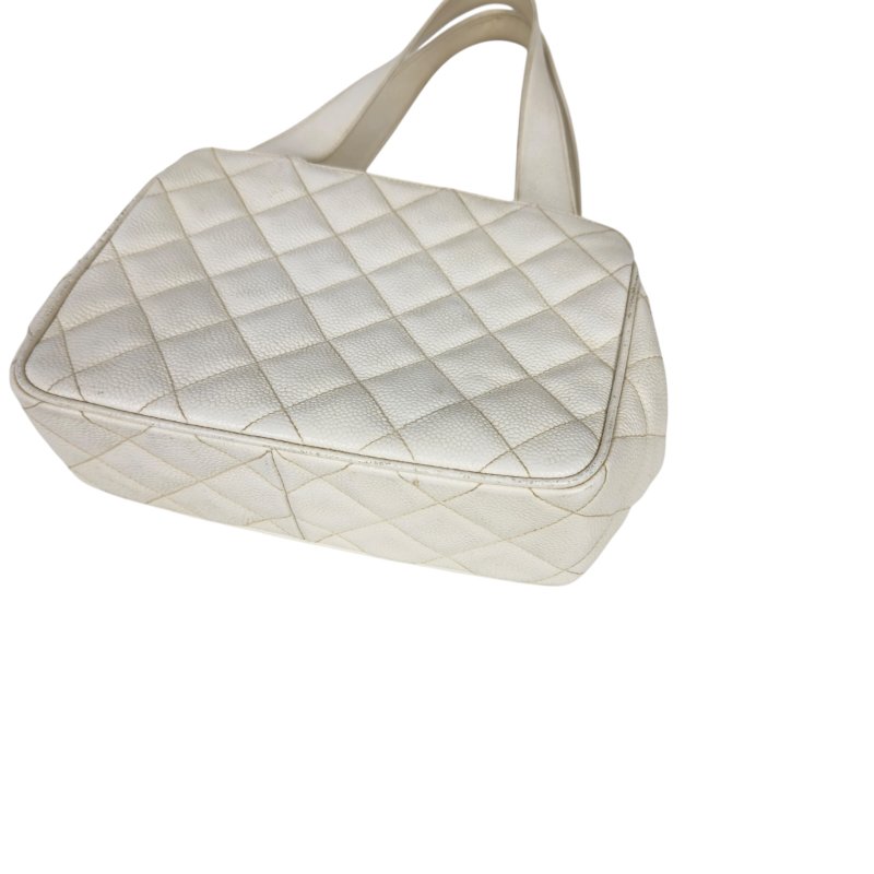CHANEL 中古 CC 荔枝皮 肩背包-12