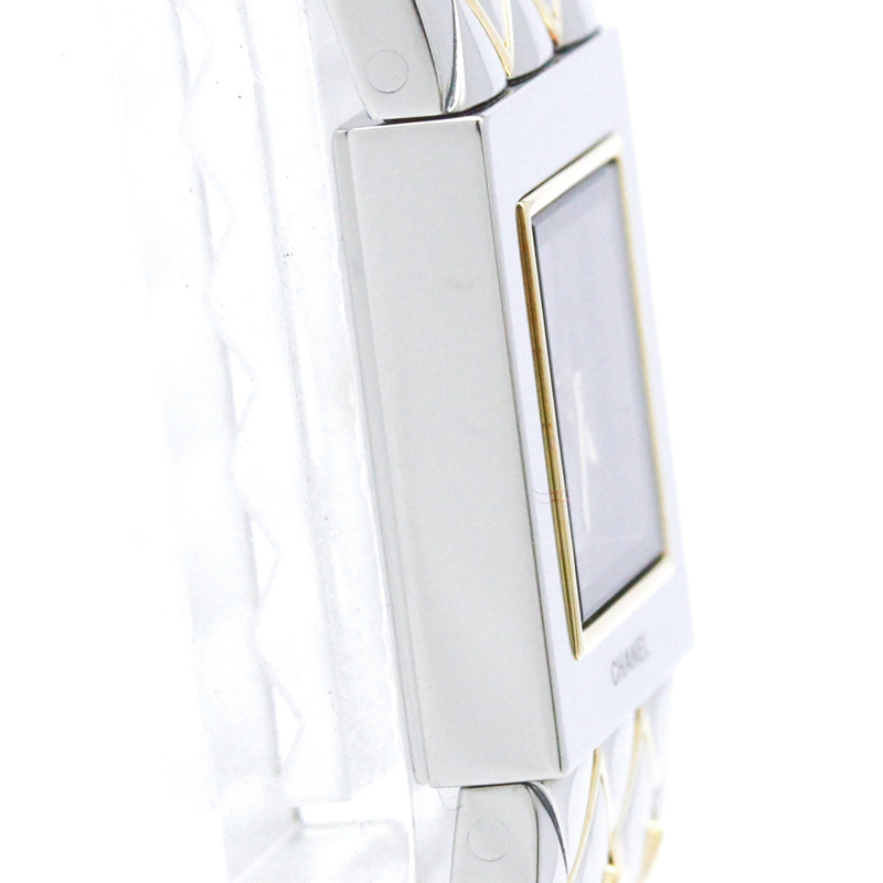 香奈兒 Matelasse 18K 金精鋼石英女士腕錶 H0475 拋光-7