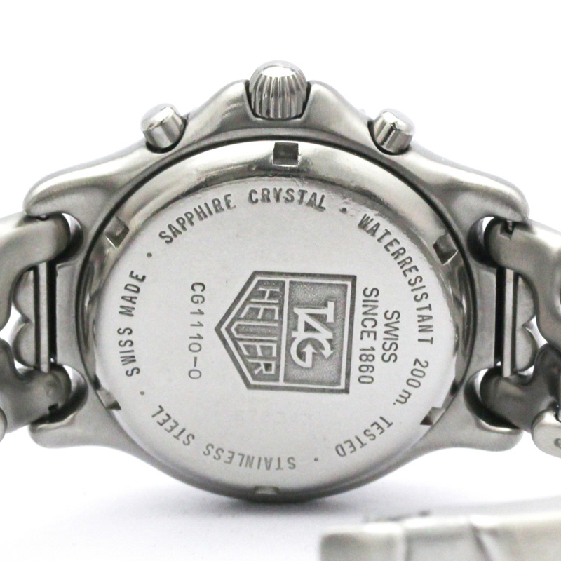 TAG HEUER 豪雅 Sel Chronograph 200米精鋼石英男錶 CG1110 拋光-5