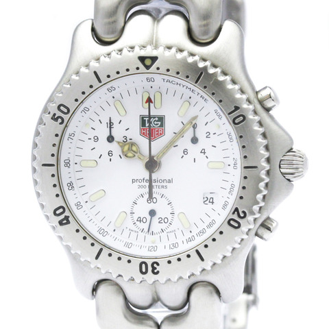 TAG HEUER 豪雅 Sel 計時碼錶 精鋼石英男錶 CG1112 拋光