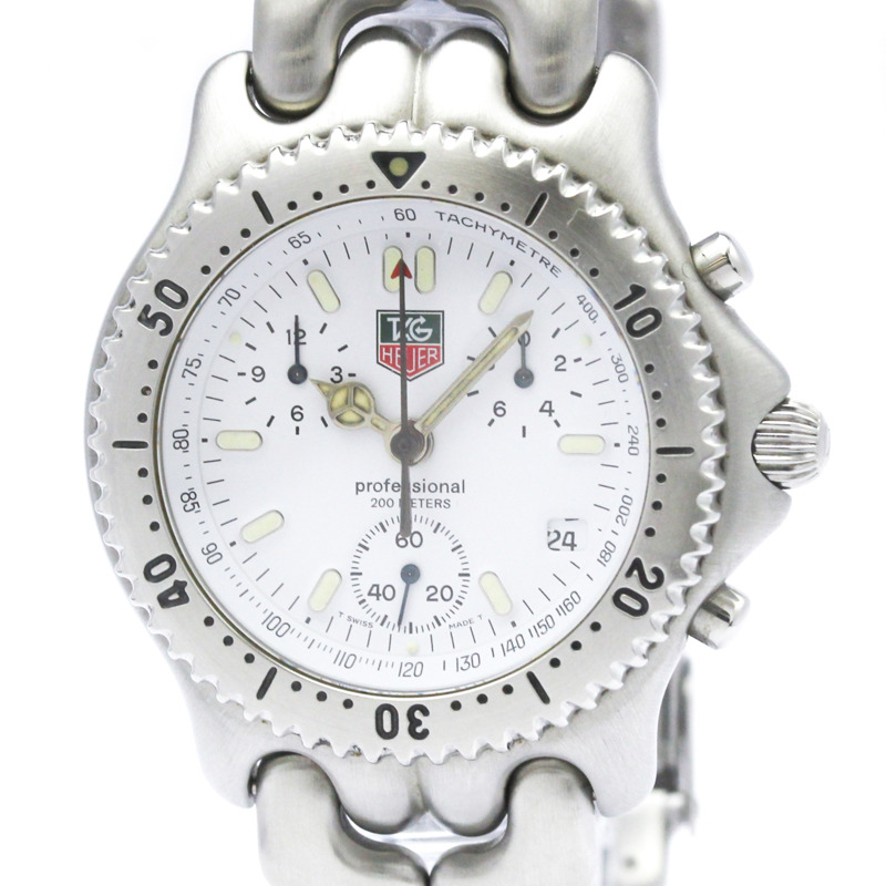 TAG HEUER 豪雅 Sel 計時碼錶 精鋼石英男錶 CG1112 拋光-0
