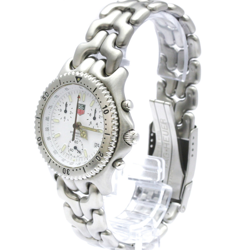 TAG HEUER 豪雅 Sel 計時碼錶 精鋼石英男錶 CG1112 拋光-1
