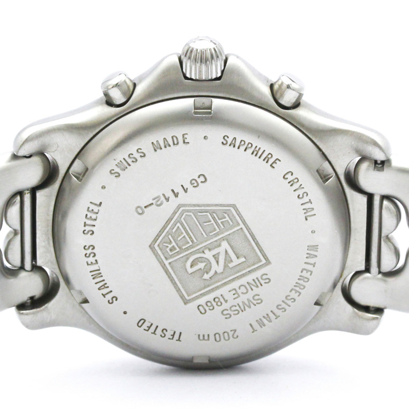 TAG HEUER 豪雅 Sel 計時碼錶 精鋼石英男錶 CG1112 拋光-5