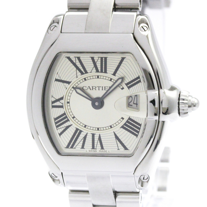 卡地亞 Cartier Roadster SM 石英女士腕錶 W62016V3 拋光-0