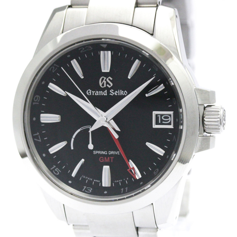 精工 (GRAND SEIKO) Spring Drive GMT 男士腕錶 SBGE213(9R66-0AE0) 拋光款-0