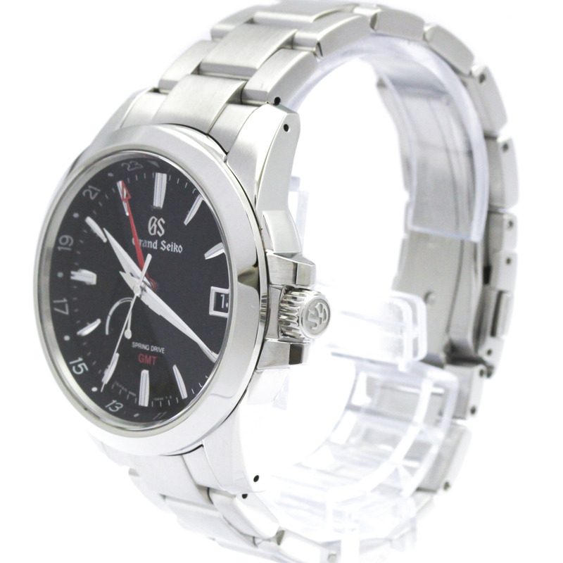 精工 (GRAND SEIKO) Spring Drive GMT 男士腕錶 SBGE213(9R66-0AE0) 拋光款-1