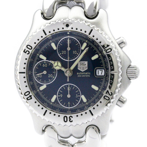 TAG HEUER 豪雅 Sel 計時碼錶 精鋼自動男錶 CG2111拋光