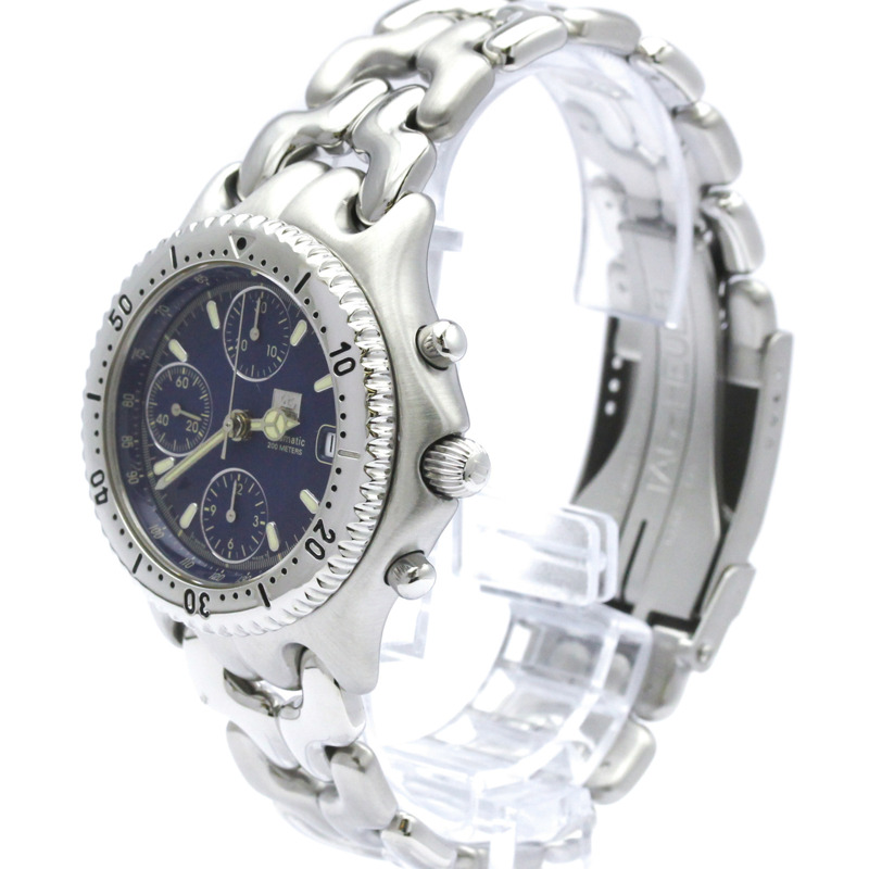 TAG HEUER 豪雅 Sel 計時碼錶 精鋼自動男錶 CG2111拋光-1