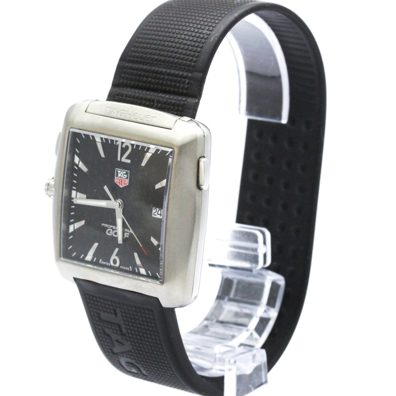 TAG HEUER 專業運動高爾夫精鋼石英男錶（拋光）-1