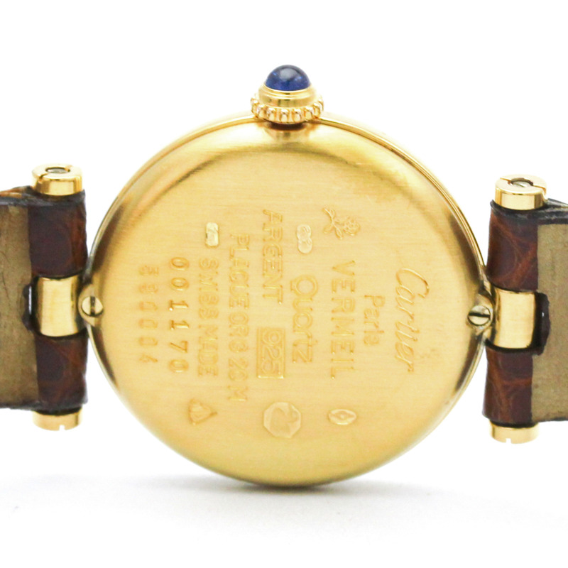 卡地亞 Must Vendome 鍍金石英女士腕錶 590004-5
