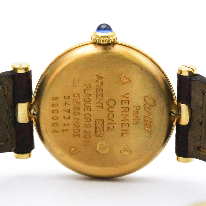 卡地亞 Must Vendome 鍍金石英女士腕錶 590004-5