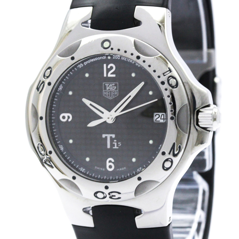 TAG HEUER Kirium 鈦橡膠石英男士手錶 WL1180 (外裝仕上げ済み)-0